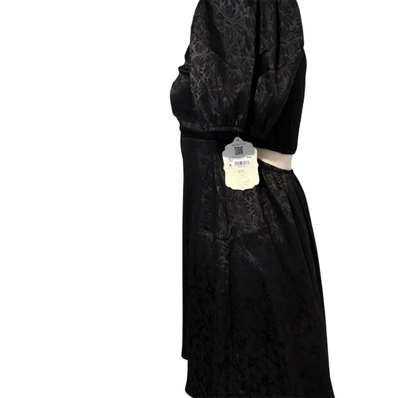 Altar'd State Black Dress with Puff SleevesNew with Tags